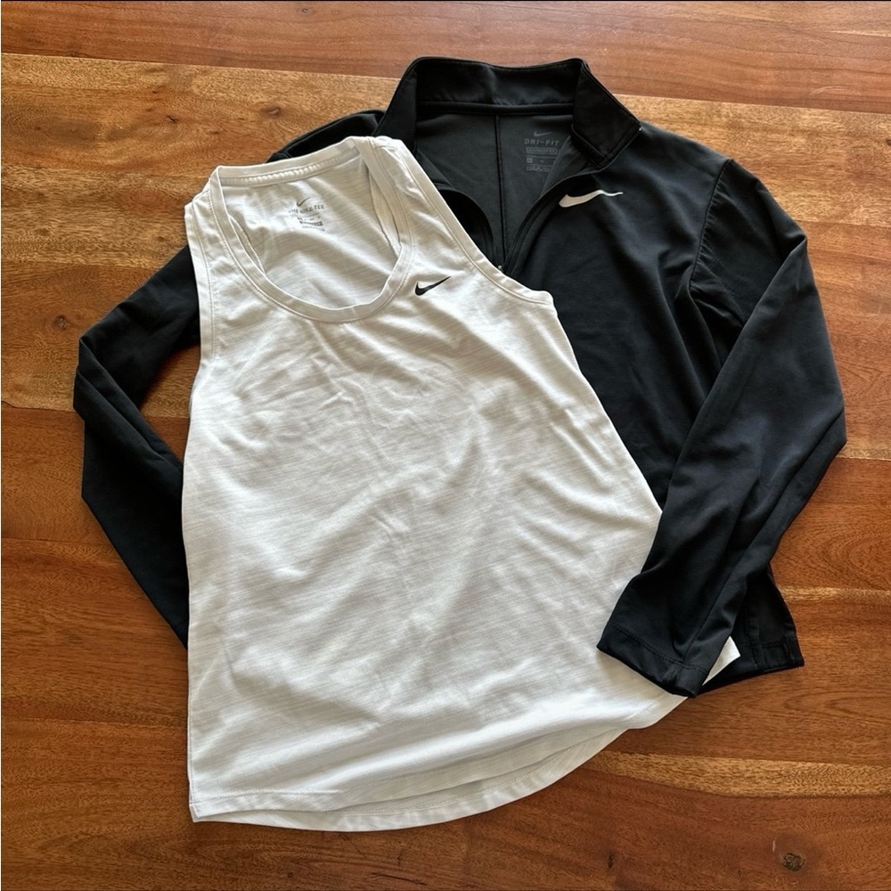 Nike Black and White Activewear Set